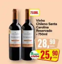 Rede Supermarket Vinho Chileno Santa Carolina Reservado oferta