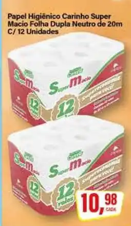 Rede Supermarket Papel Higiênico Carinho Super Macio oferta