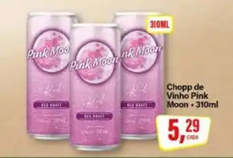 Rede Supermarket Chopp de Vinho Pink Moon oferta
