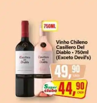 Rede Supermarket Vinho chileno Casillero del Diablo oferta