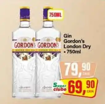 Rede Supermarket Gin Gordon's London Dry oferta
