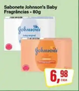 Rede Supermarket Sabonete Johnson's Baby oferta