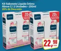 Rede Supermarket Kit Sabonete Líquido Íntimo Above C/ 2 Unidades - 250ml oferta