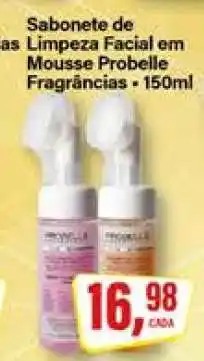 Rede Supermarket Sabonete de Limpeza Facial em Mousse Probelle oferta