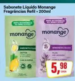 Rede Supermarket Sabonete Líquido Monange Fragrâncias Refil oferta