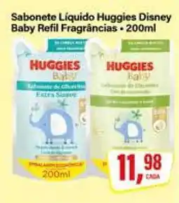 Rede Supermarket Sabonete Líquido Huggies Disney Baby Refil Fragrâncias oferta