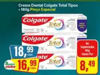 Rede Supermarket Creme Dental Colgate Total Tipos oferta