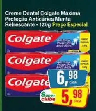 Rede Supermarket Creme Dental Colgate Máxima Proteção Anticáries Menta Refrescante oferta