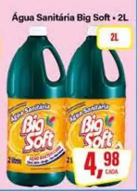 Rede Supermarket Água Sanitária Big Soft oferta
