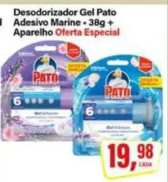 Rede Supermarket Desodorizador Gel Pato Adesivo Marine oferta