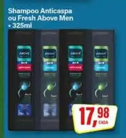 Rede Supermarket Shampoo Anticaspa ou Fresh Above Men oferta