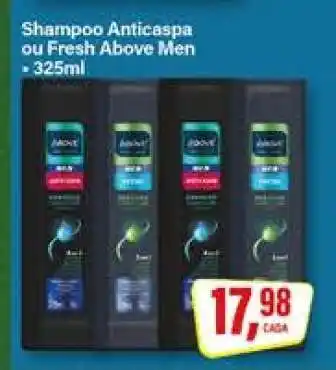 Rede Supermarket Shampoo Anticaspa ou Fresh Above Men oferta