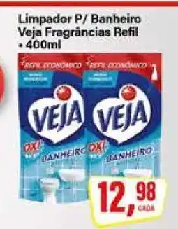 Rede Supermarket Limpador P/ Banheiro Veja Fragrâncias Refil oferta