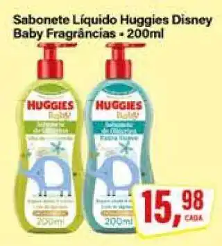 Rede Supermarket Sabonete Líquido Huggies Disney Baby Fragrâncias oferta