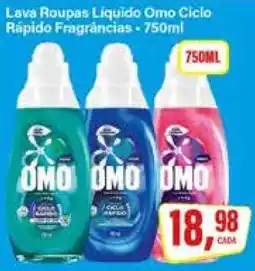 Rede Supermarket Lava Roupas Líquido Omo Ciclo Rápido Fragrâncias oferta