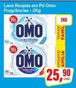 Rede Supermarket Lava Roupas em Pó OMO oferta