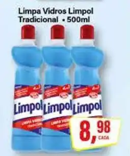 Rede Supermarket Limpa Vidros Limpol Tradicional oferta