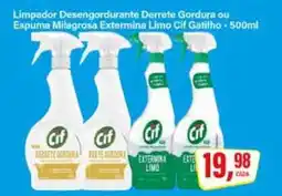 Rede Supermarket Limpador Desengordurante Derrete Gordura ou Espuma Milagrosa Extermina Limo Cif Gatilho - 500ml oferta