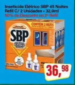 Rede Supermarket Inseticida Elétrico SBP 45 Noites oferta