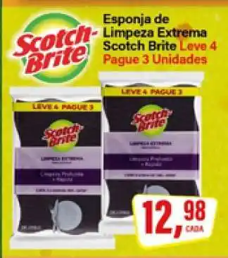 Rede Supermarket Esponja de Limpeza Extrema Scotch Brite oferta