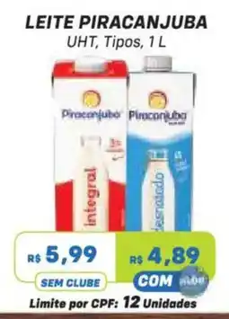 Prezunic Leite piracanjuba uht, tipos oferta
