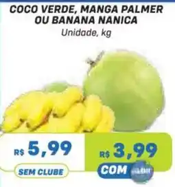 Prezunic Coco verde, manga palmer ou banana nanica oferta