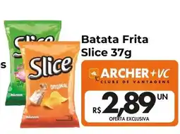 Supermercados Archer Batata Frita Slice oferta