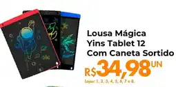 Supermercados Archer Lousa Mágica Yins Tablet 12 Com Caneta Sortido oferta