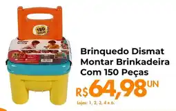 Supermercados Archer Brinquedo Dismat Montar Brinkadeira Com 150 Peças oferta