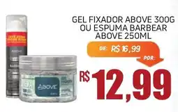 Economart Atacadista Gel fixador above ou espuma barbear oferta