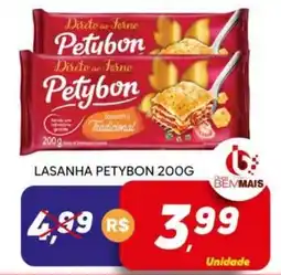 Supermercado Bem Barato Lasanha petybon oferta