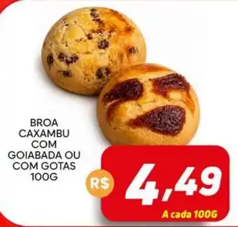 Supermercado Bem Barato Broa caxambu com goiabada ou com gotas oferta