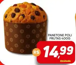 Supermercado Bem Barato Panetone poli frutas oferta