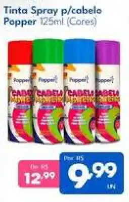 Supermercados Baklizi Tinta Spray p/cabelo Popper oferta