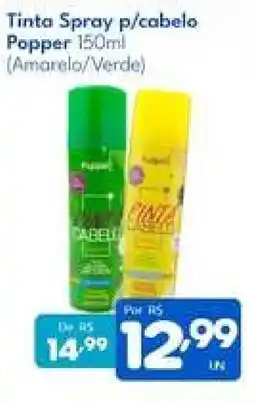 Supermercados Baklizi Tinta Spray p/cabelo Popper oferta