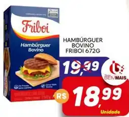 Supermercado Bem Barato Hambúrguer bovino oferta