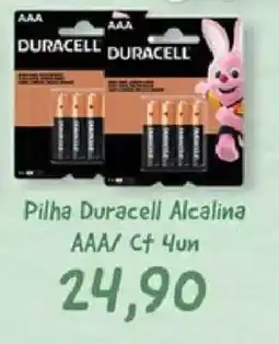 Supermercados Tauste Pilha Duracell Alcalina AAA oferta