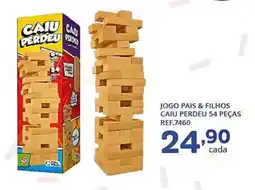 Supermercados Guanabara jogo pais & filhos caiu perdeu 54 pecas oferta