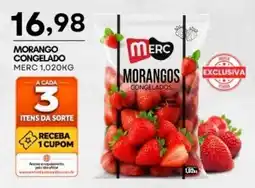 Mercadão Atacadista Morangos congelados oferta
