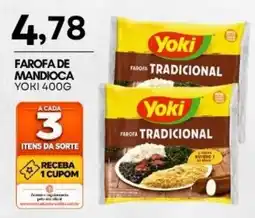 Mercadão Atacadista Farofa de mandioca yoki oferta