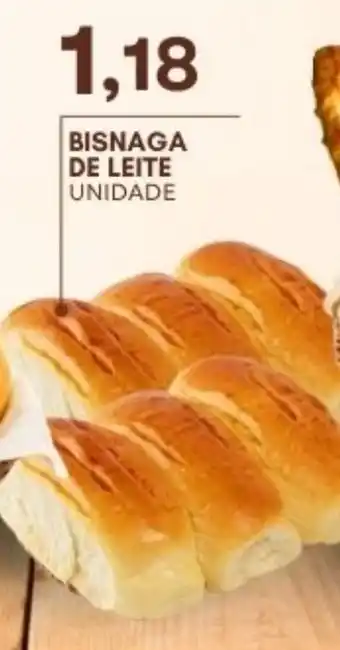 Mercadão Atacadista Bisnaga de leite oferta