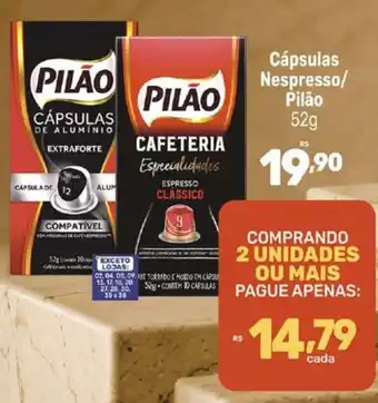 Cápsulas Nespresso/ Pilão