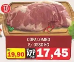 Supermercados Mendonça Copa lombo s/ osso kg oferta