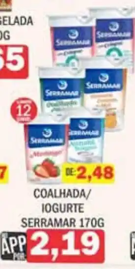 Supermercados Mendonça Coalhada/ Iogurte Serramar oferta