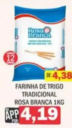 Supermercados Mendonça Farinha de trigo tradicional rosa branca oferta