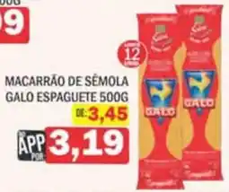 Supermercados Mendonça Macarrão de sêmola galo espaguete oferta