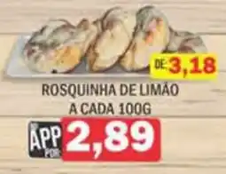 Supermercados Mendonça rosquinha de limão oferta
