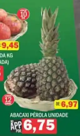 Supermercados Mendonça abacaxi pérola unidade oferta
