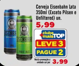 Rede Top Cerveja Eisenbahn Lata oferta