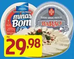 Supermercados Guanabara Queijo minas frescal minas bom oferta